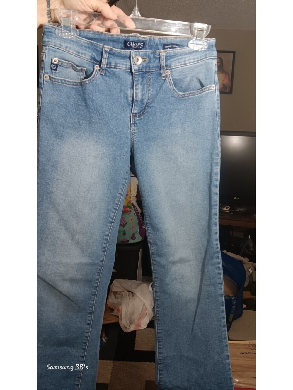 Chaps Light Blue Denim Jeans Size 4/27 Classic Fit